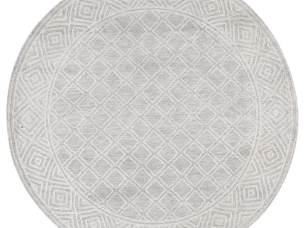 Amritsar Ajnala Cream Round Cotton Blend Rug