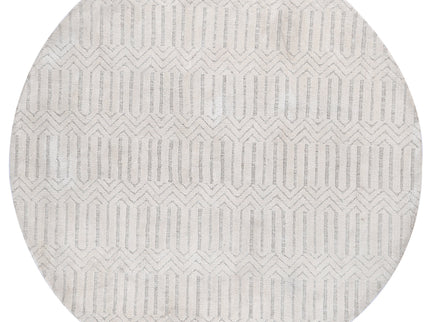 Amritsar Attari Cream Round Cotton Blend Rug