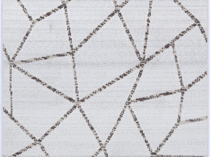 Ares Agros Geometric Cream and Beige Rug