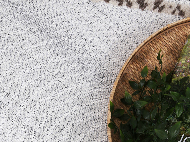 Ares Agros Geometric Cream and Beige Rug