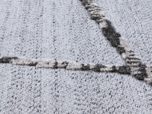 Ares Sparta Geomteric Grey and Ash Rug