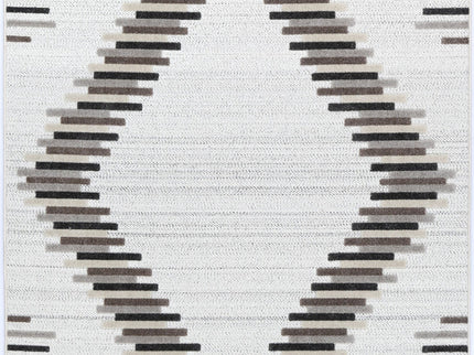Ares Attica Diamond Stone and Grey Rug