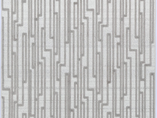 Ares Naxos Geometric Beige and Taupe Rug