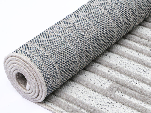 Ares Naxos Geometric Beige and Taupe Rug