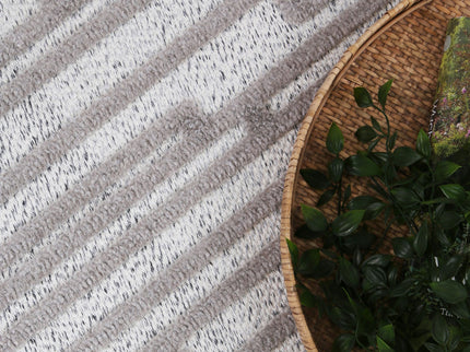 Ares Naxos Geometric Beige and Taupe Rug