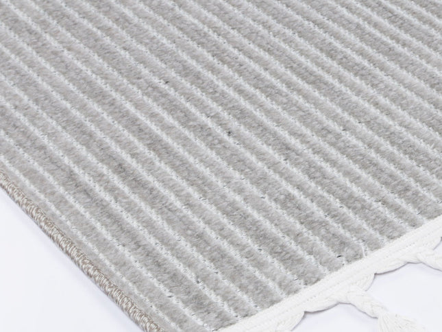 Ares Delia Overlay Ash Rug