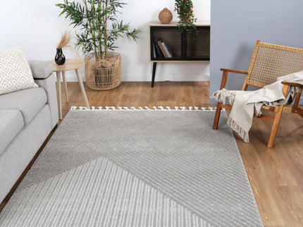 Ares Delia Overlay Ash Rug