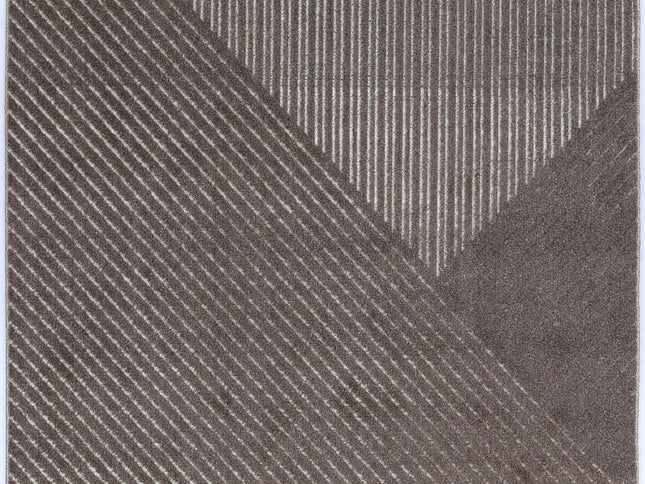 Ares Thasos Overlay Taupe Rug