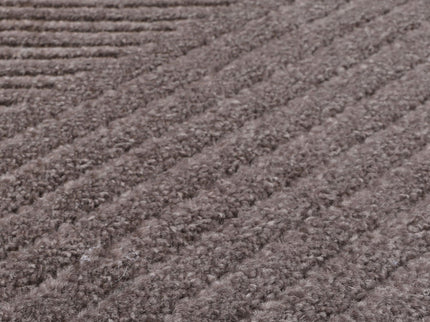 Ares Thasos Overlay Taupe Rug