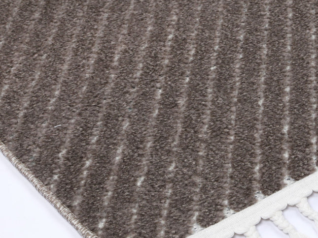 Ares Thasos Overlay Taupe Rug