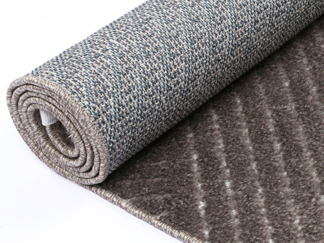 Ares Thasos Overlay Taupe Rug