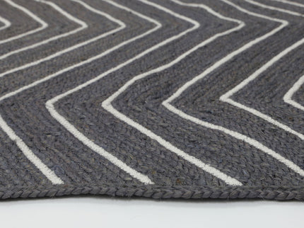 Artisan Grey Chevron Rug