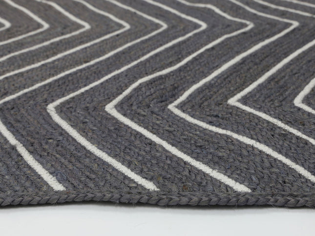 Artisan Grey Chevron Rug