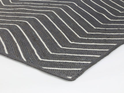 Artisan Grey Chevron Rug