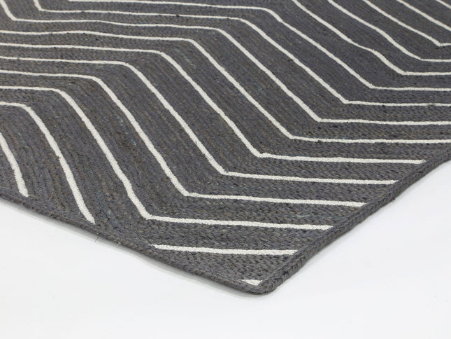 Artisan Grey Chevron Rug