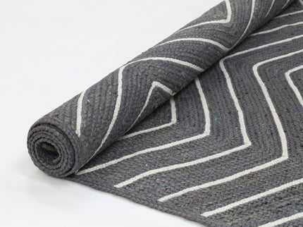 Artisan Grey Chevron Rug
