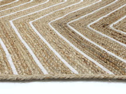 Artisan Beige Chevron Rug