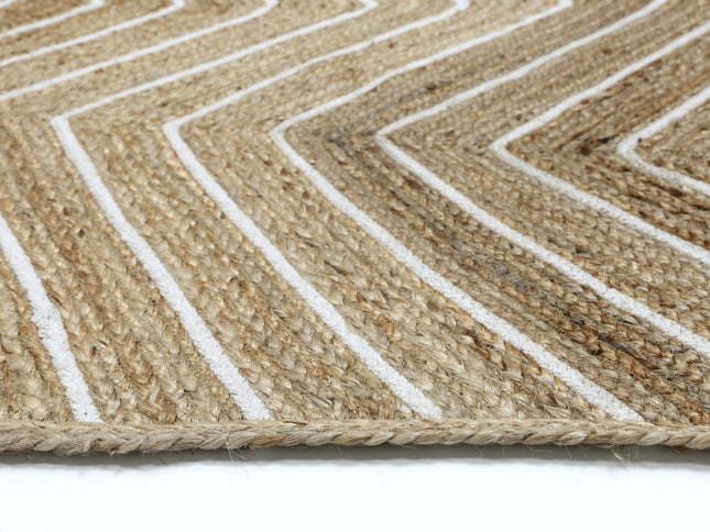 Artisan Beige Chevron Rug