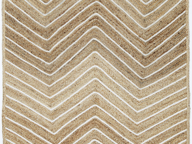 Artisan Beige Chevron Rug