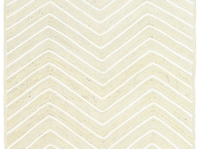 Artisan Light Beige Chevron Rug