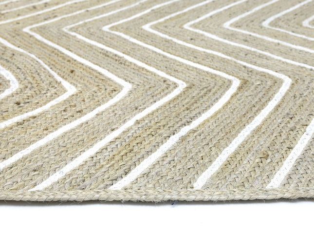 Artisan Light Beige Chevron Rug