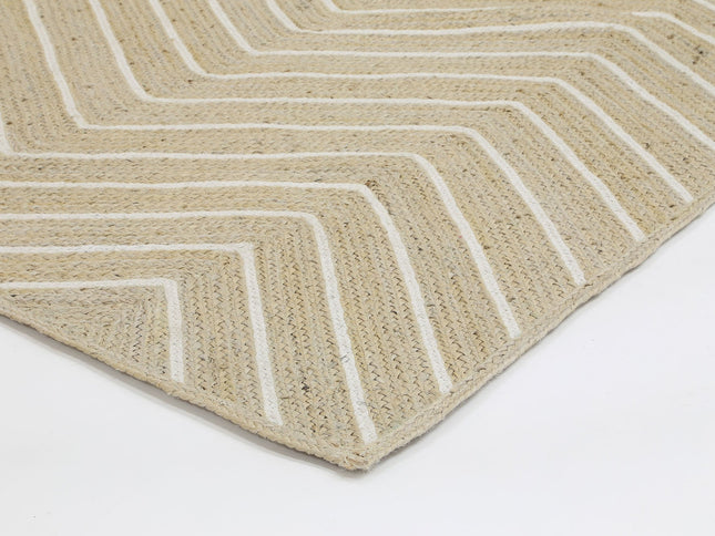 Artisan Light Beige Chevron Rug