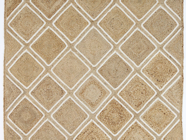 Artisan Beige Parquetry Rug