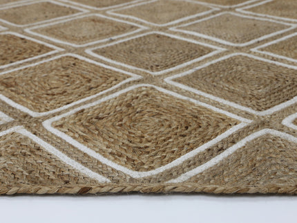Artisan Beige Parquetry Rug