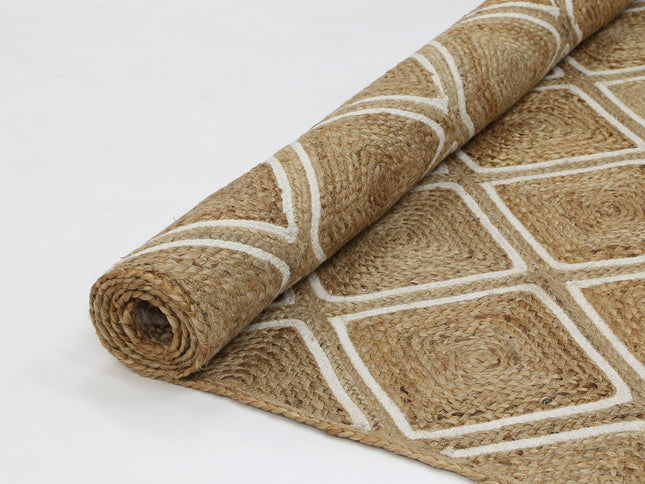 Artisan Beige Parquetry Rug