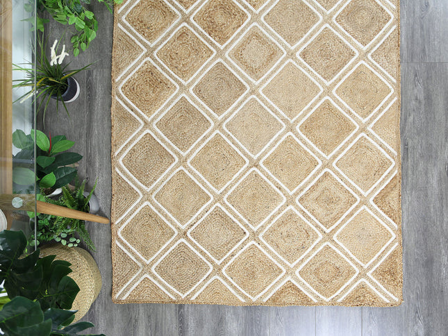 Artisan Beige Parquetry Rug