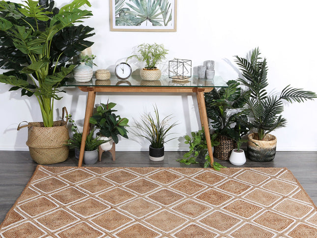 Artisan Beige Parquetry Rug