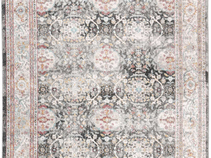 Artifact Shang Ogee Black and Red Rug