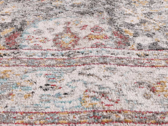 Artifact Shang Ogee Black and Red Rug