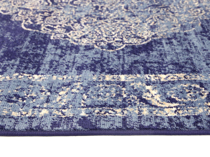 Arya Distressed Navy Rug