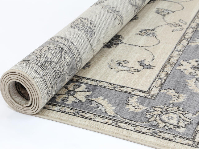 Arya Ziegler Cream Grey Rug