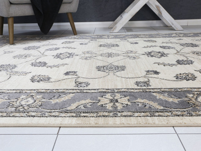 Arya Ziegler Cream Grey Rug