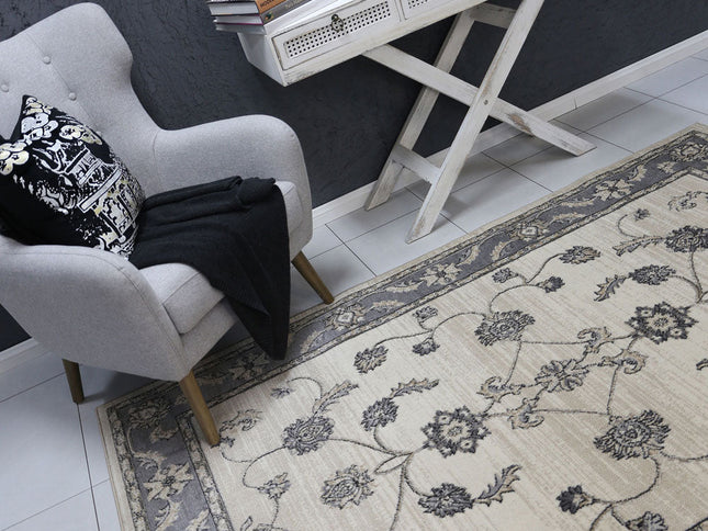 Arya Ziegler Cream Grey Rug