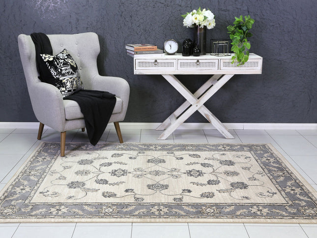 Arya Ziegler Cream Grey Rug