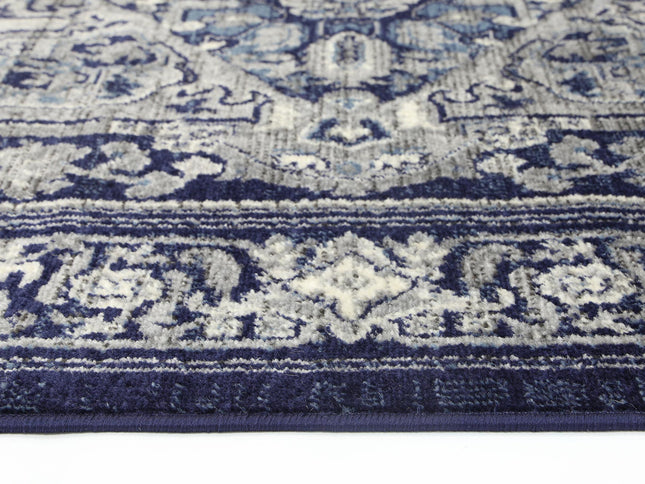 Arya Tranistional Navy Rug