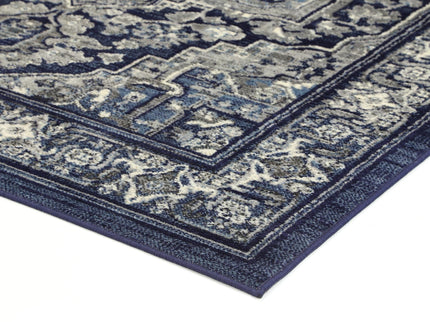 Arya Tranistional Navy Rug
