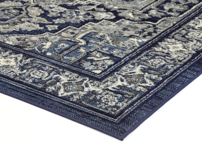 Arya Tranistional Navy Rug