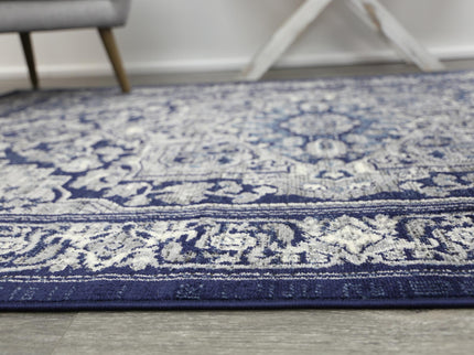 Arya Tranistional Navy Rug