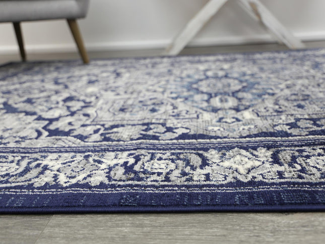 Arya Tranistional Navy Rug