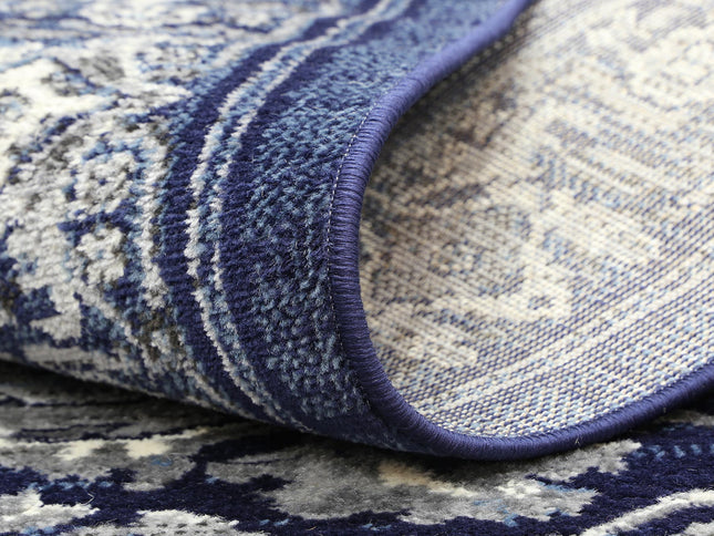 Arya Tranistional Navy Rug