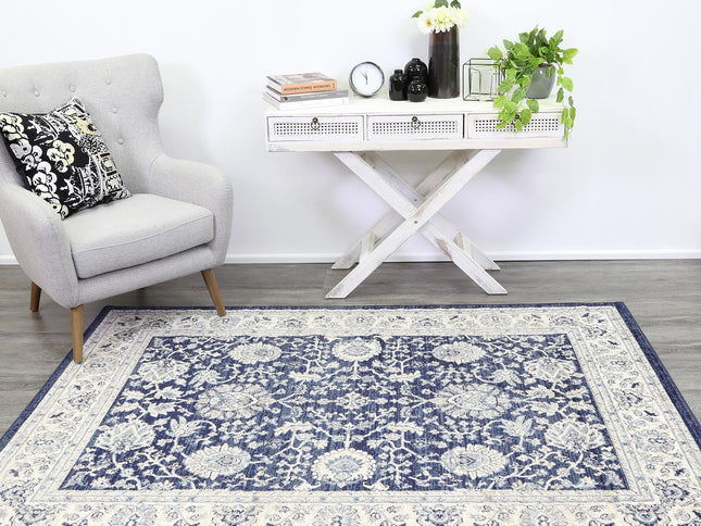 Arya Ziegler Navy Rug