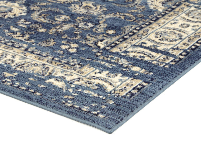 Arya Ziegler Distressed Navy Rug