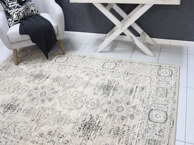 Arya Ziegler Cream Grey Rug