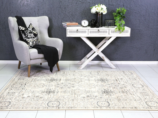 Arya Ziegler Cream Grey Rug