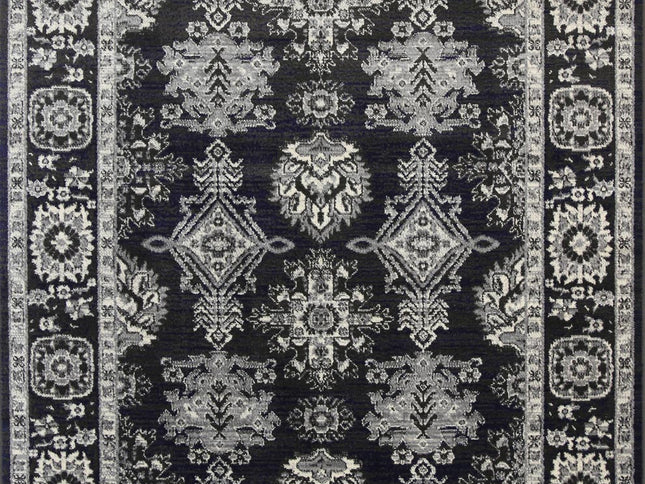Arya Ziegler Navy Grey Rug