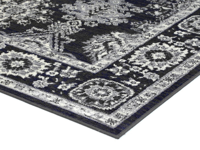 Arya Ziegler Navy Grey Rug